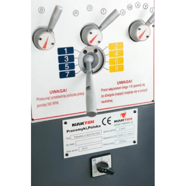 Токарний верстат по металу CORMAK CD 6241x1000