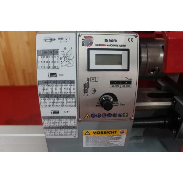 Токарно-гвинторізний верстат Holzmann ED 400FD