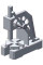 Ручний рейковий прес Optimum Maschinen DDP 20 (3359012)