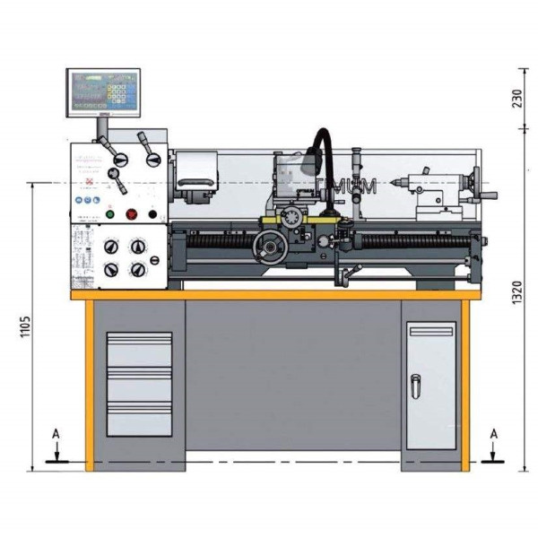 Токарний верстат Optimum Maschinen OPTIturn TQ 3209 (380V)