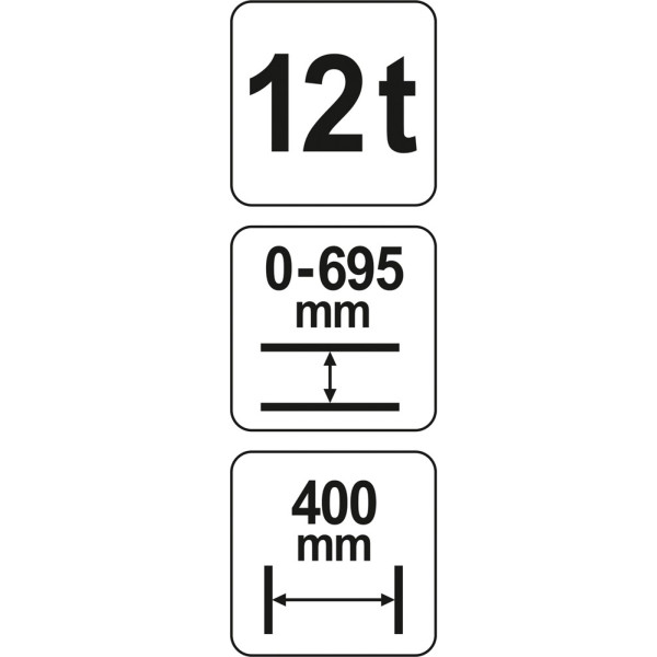 Гідравлічний прес Yato YT-55580