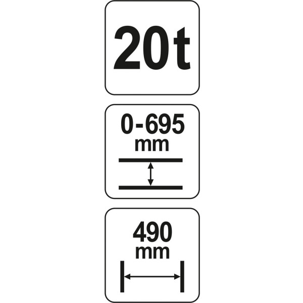 Гідравлічний прес Yato YT-55581