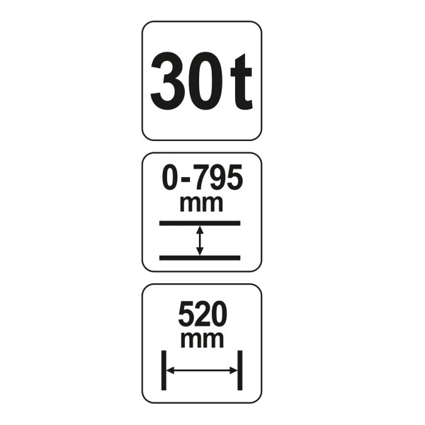 Гідравлічний прес Yato YT-55582